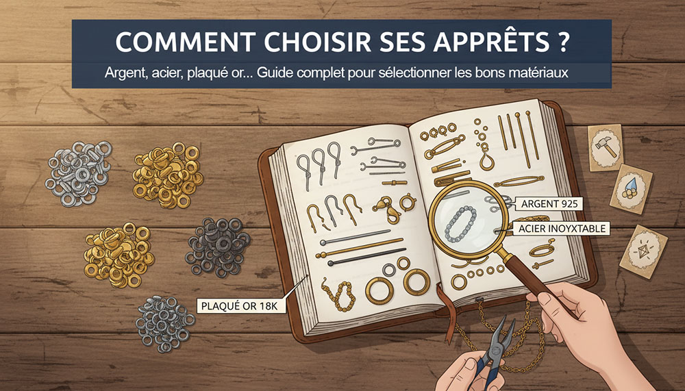 Lire la suite à propos de l’article Guide Complet pour Bien Choisir vos Apprêts de Bijoux